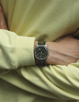 Olive mens field watch