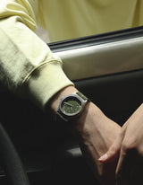 Olive mens field watch