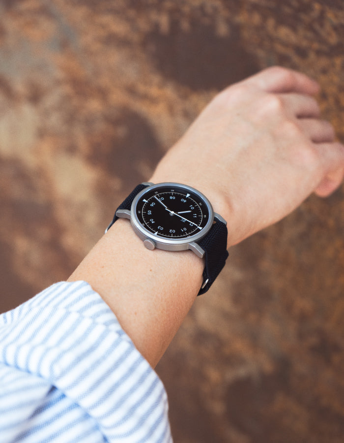 Black nato watch strap