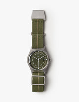 Olive mens field watch