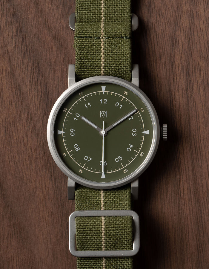 Olive womens military watches