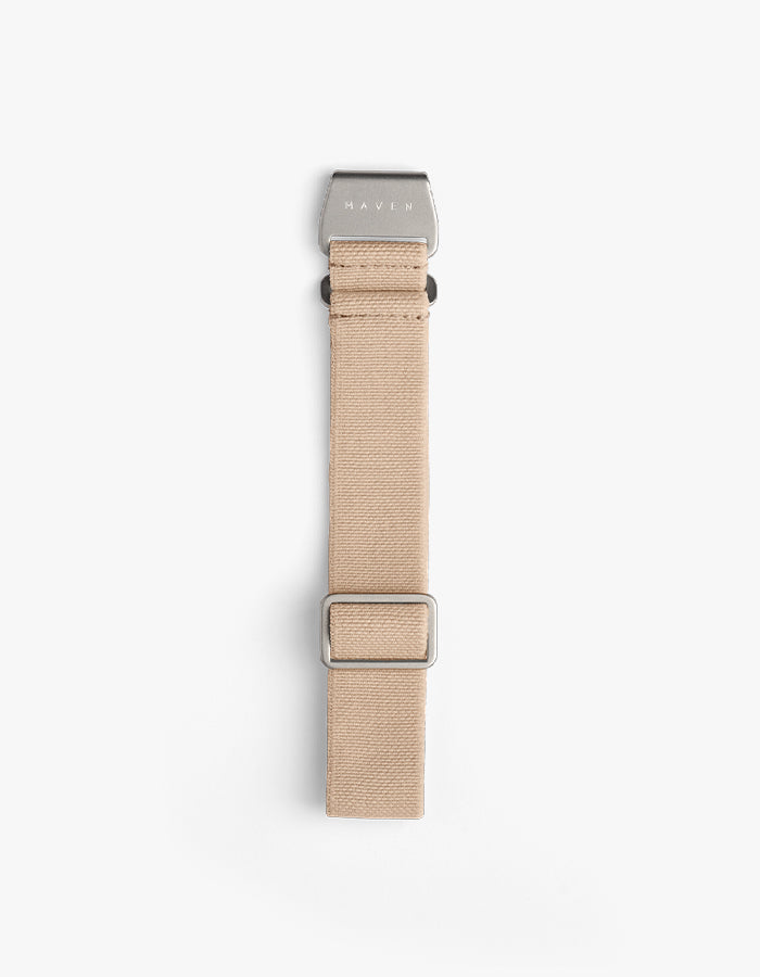 Beige nato watch strap